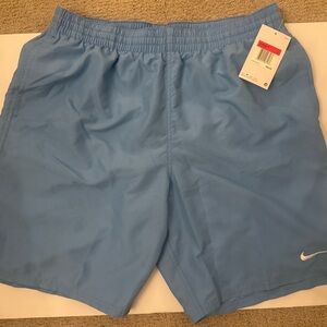 Nike Men’s Light Blue Swim Shorts Large NEW W/ TAGS